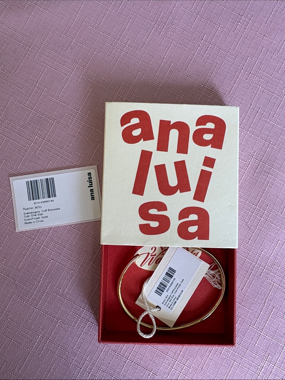 ana luisa 14k gold plated bracelet